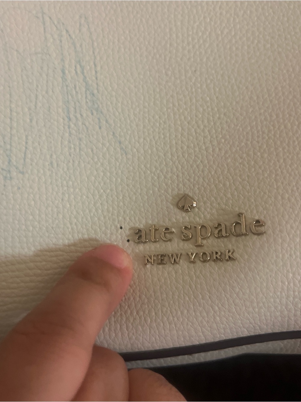 kate spade Cream Pebbled Leather Shoulder Bag with Gold Hardware - Picture 4 of 7